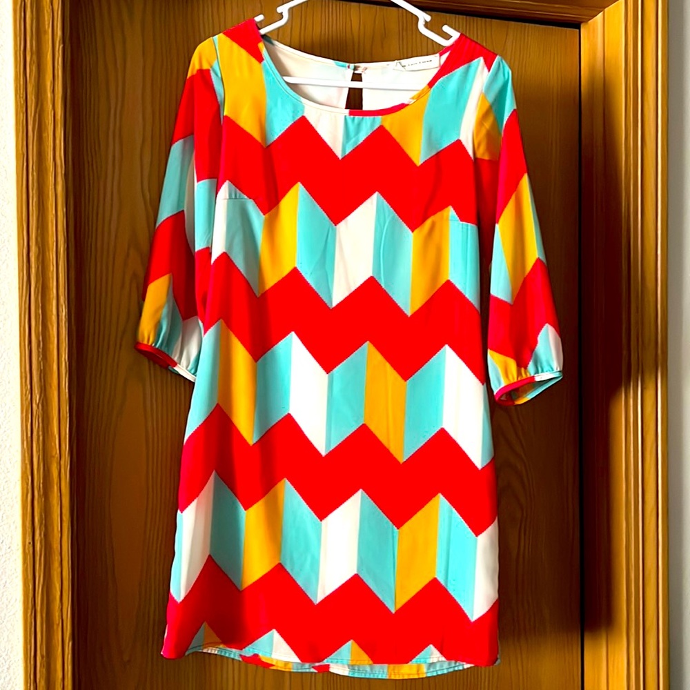 Peach Love Cream shift dress